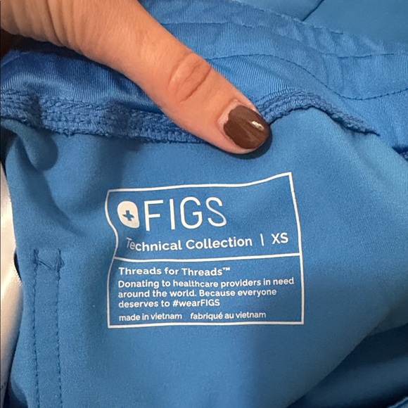 Figs Women's Blue Jogger Pants - Picture 2 of 2